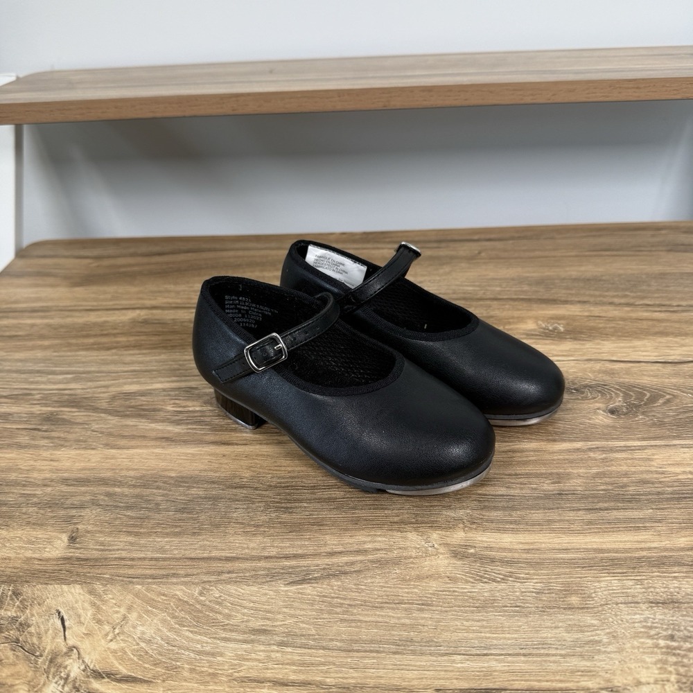 Revolution Youth Tap Shoe Black Size 12 Dance